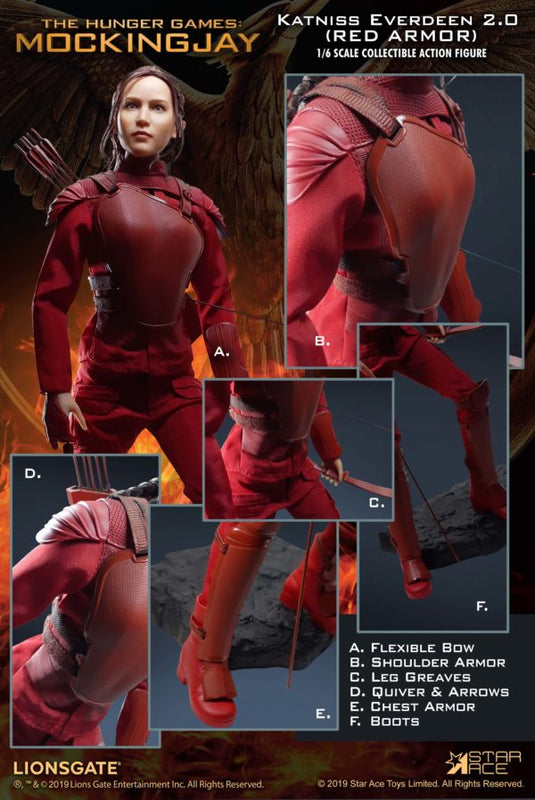 Star Ace - The Hunger Games Mockingjay - Katniss Everdeen 2.0 (Red Armor)