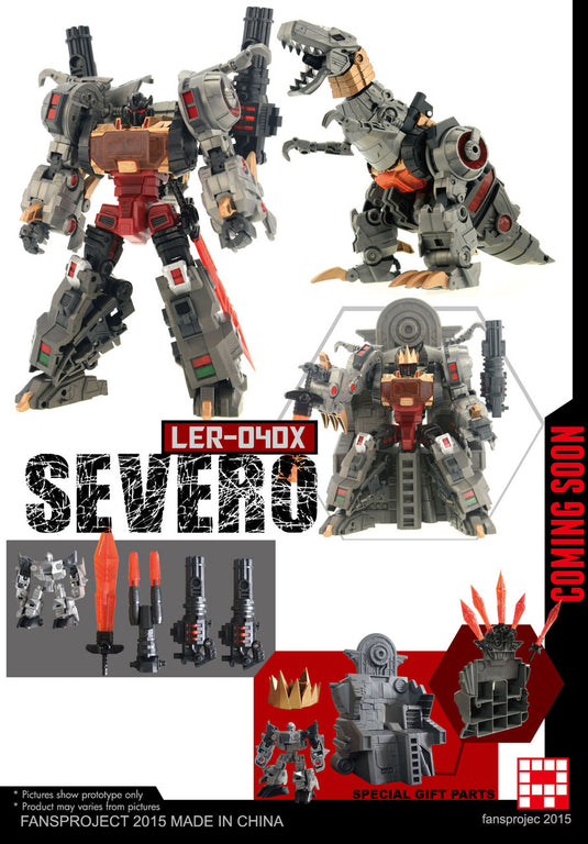 Fansproject - Lost Exo Realm LER-04 Severo DX - w/ Bonus Parts