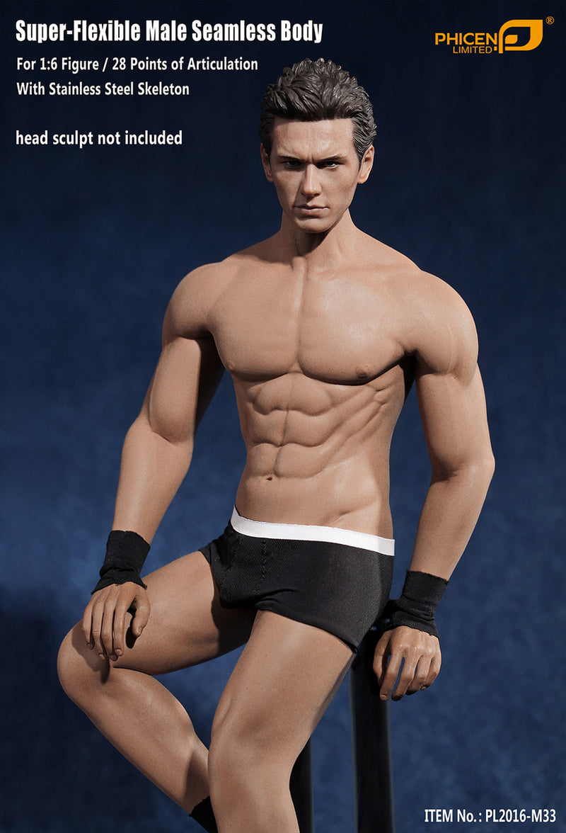 Load image into Gallery viewer, Phicen - Super Flexible Male Seamless Body - Suntan - M33
