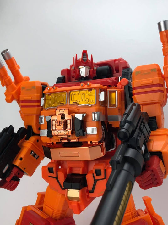 Fans Hobby - MasterBuilder - MB06D Power Baser + MB-11D God Armour (Orange Set)