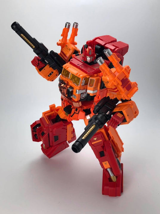 Fans Hobby - MasterBuilder - MB06D Power Baser + MB-11D God Armour (Orange Set)