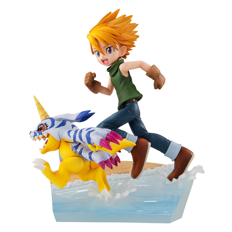 Load image into Gallery viewer, Megahouse - G.E.M. Series - Digimon Adventure: Yamato Ishida and Gabumon (2022 Version)
