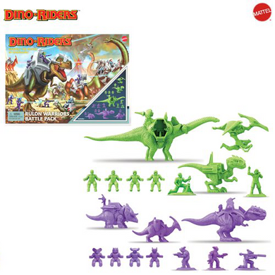 Mattel - Dino-Riders Rulon Warriors Battle Pack