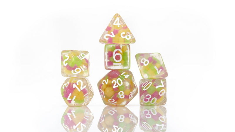 Load image into Gallery viewer, Sirius Dice - Dice Set: Melon Ball Glowworm
