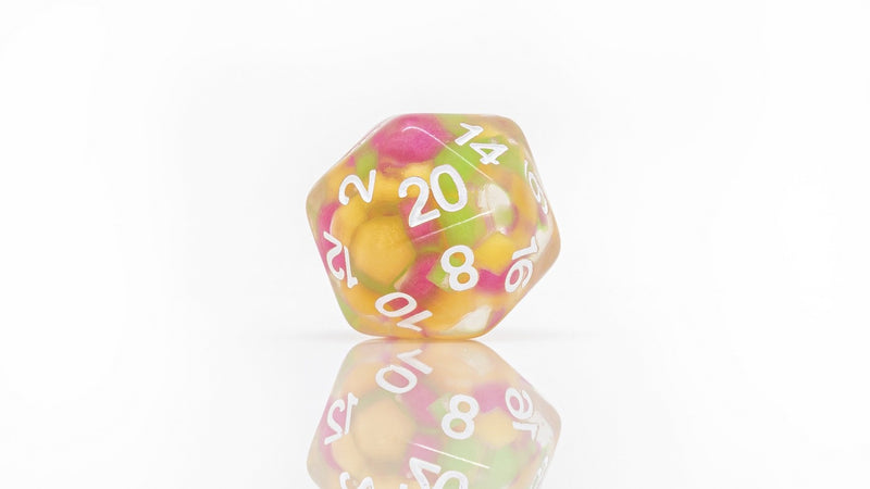 Load image into Gallery viewer, Sirius Dice - Dice Set: Melon Ball Glowworm
