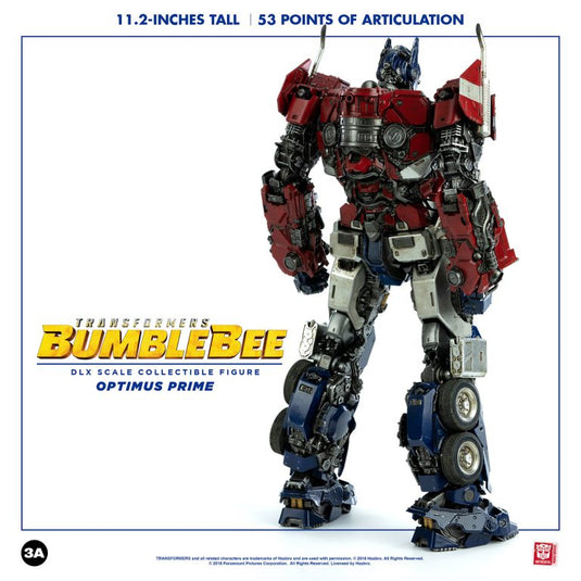 Threezero Bumblebee Movie: DLX Optimus Prime – Ages Three and Up