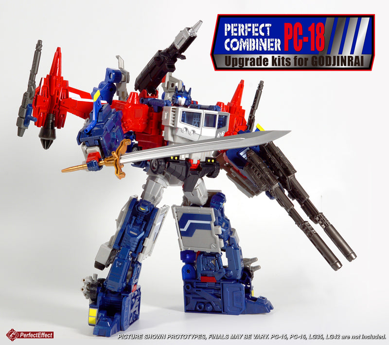 Load image into Gallery viewer, Perfect Effect - PC-18 Perfect Combiner God Jinrai Upgrade Kit
