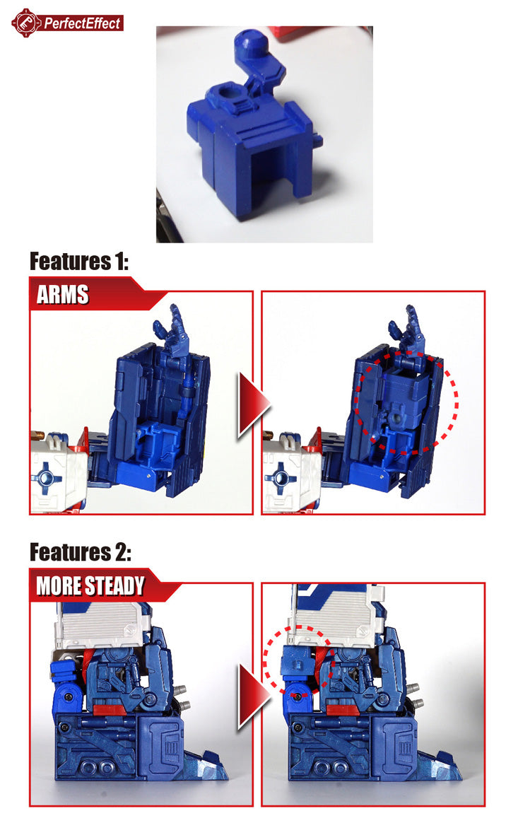 Load image into Gallery viewer, Perfect Effect - PC-18 Perfect Combiner God Jinrai Upgrade Kit
