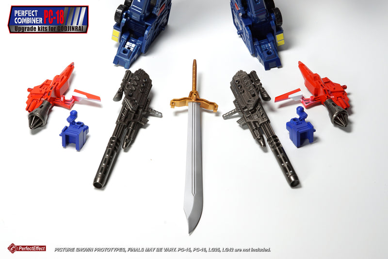 Load image into Gallery viewer, Perfect Effect - PC-18 Perfect Combiner God Jinrai Upgrade Kit
