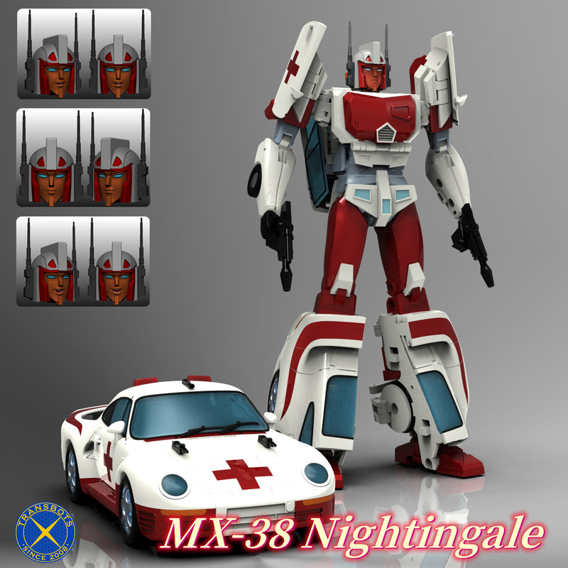 Load image into Gallery viewer, X-Transbots - MX-38 - Nightingale
