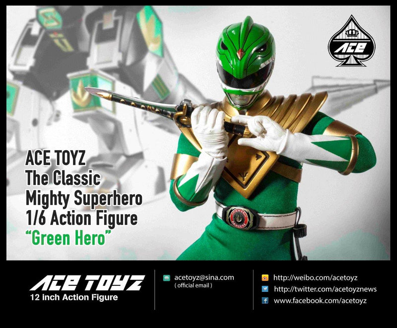 Load image into Gallery viewer, Ace Toyz - The Classic Mighty Super Hero: Green Hero
