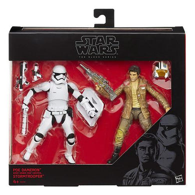 Star Wars the Black Series - Poe Dameron and First Order Riot Control Stormtrooper - Target Exclusive