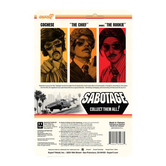 Super 7 - Music ReAction - Beastie Boys: Sabotage Set of 3