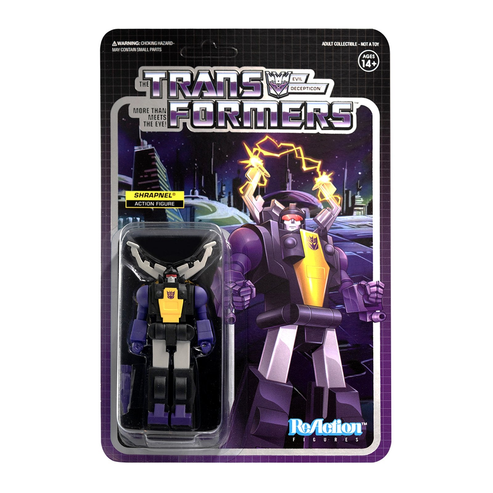Transformers X Super 7 - Transformers ReAction: Shrapnel – Ages Three ...