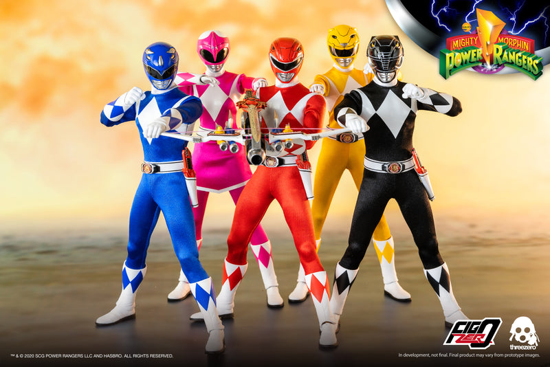 Load image into Gallery viewer, Threezero - Mighty Morphin Power Rangers - Core Rangers and Green Ranger Six-Pack
