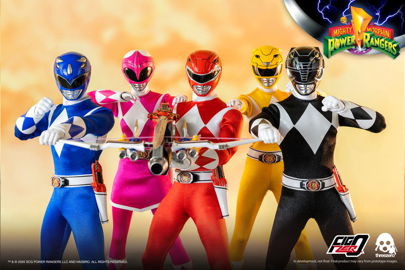 Load image into Gallery viewer, Threezero - Mighty Morphin Power Rangers - Core Rangers and Green Ranger Six-Pack
