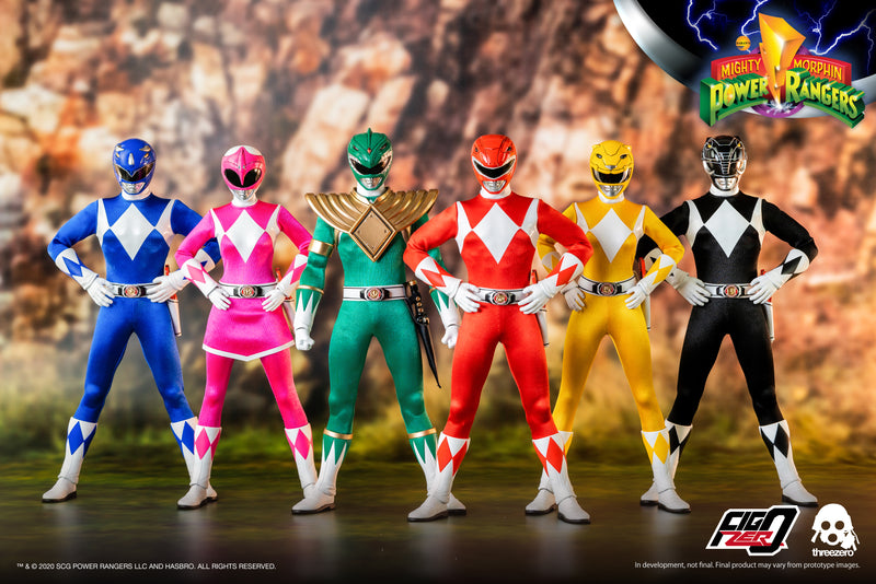 Load image into Gallery viewer, Threezero - Mighty Morphin Power Rangers - Core Rangers and Green Ranger Six-Pack
