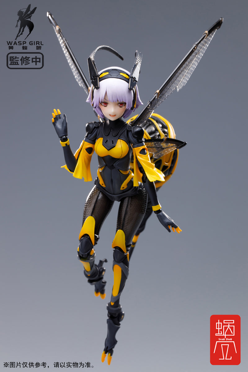 Load image into Gallery viewer, Snail Shell - Bee-03W Wasp Girl 1/12 Scale Action Figure
