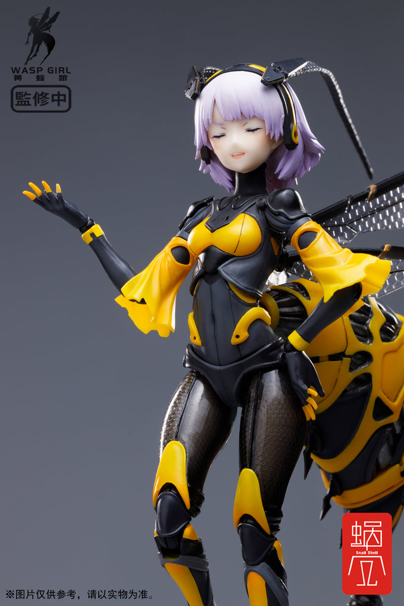 Load image into Gallery viewer, Snail Shell - Bee-03W Wasp Girl 1/12 Scale Action Figure
