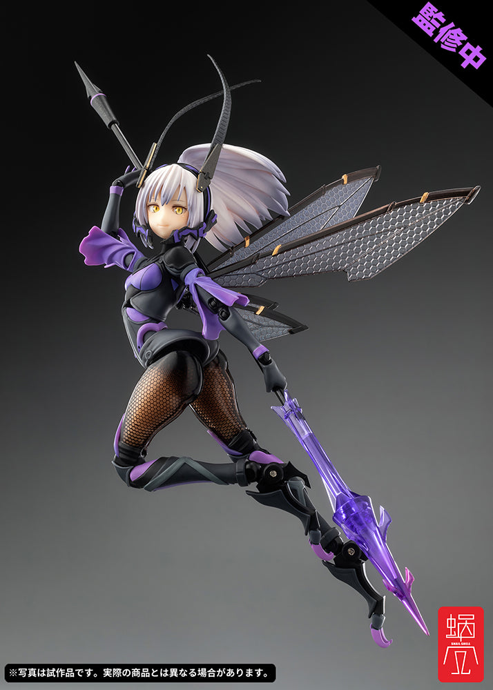 Load image into Gallery viewer, Snail Shell - Bee-04R Argidae Girl Rururin 1/12 Scale Action Figure
