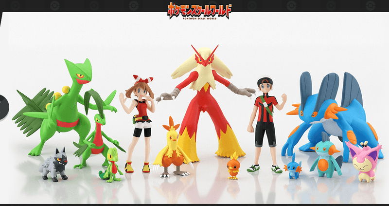 Load image into Gallery viewer, Bandai - Pokemon Scale World - Hoenn Region Figure: Treecko &amp; Grovyle Set
