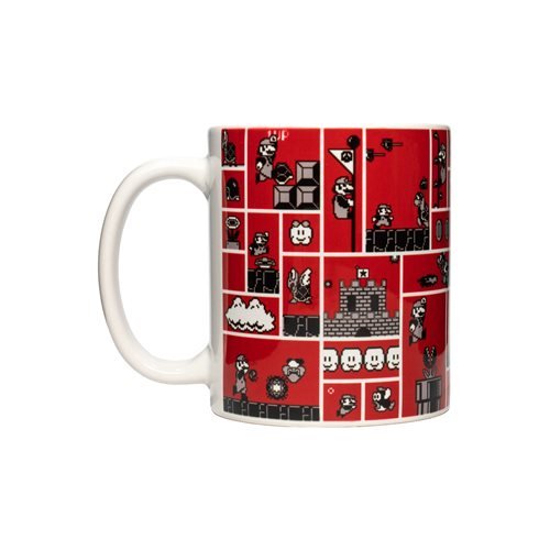 Load image into Gallery viewer, Super Mario Bros. Mug - Gridded Scenes
