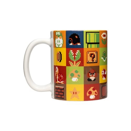 Super Mario Bros. Mug - Items and Enemies