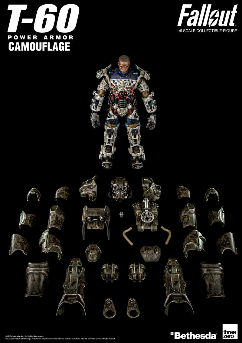 Load image into Gallery viewer, Threezero - Fallout - T-60 Camouflage Power Armor
