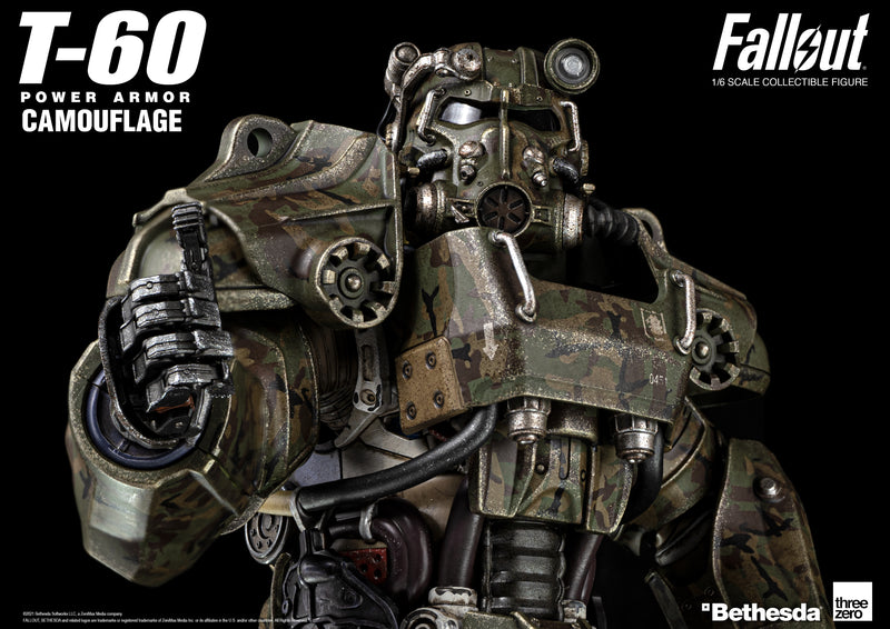 Load image into Gallery viewer, Threezero - Fallout - T-60 Camouflage Power Armor
