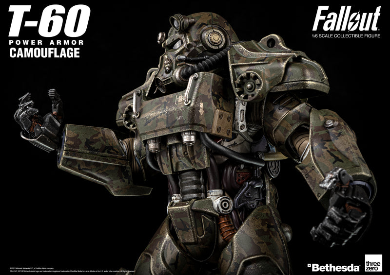 Load image into Gallery viewer, Threezero - Fallout - T-60 Camouflage Power Armor
