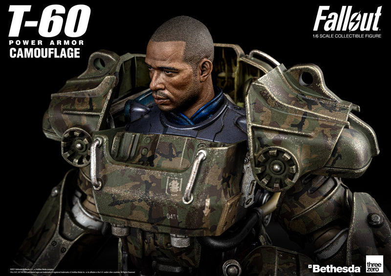Load image into Gallery viewer, Threezero - Fallout - T-60 Camouflage Power Armor
