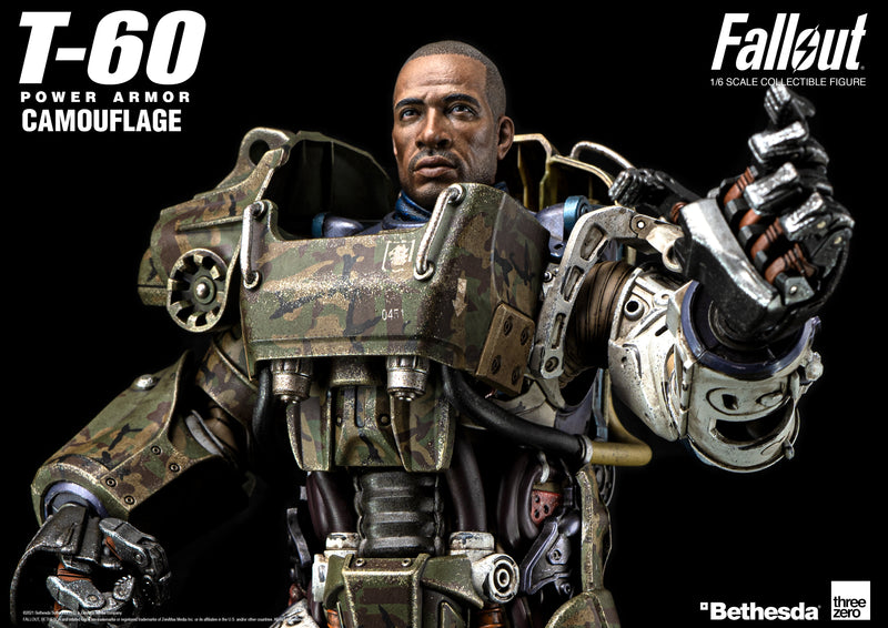 Load image into Gallery viewer, Threezero - Fallout - T-60 Camouflage Power Armor
