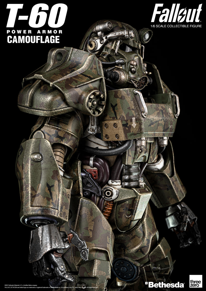 Load image into Gallery viewer, Threezero - Fallout - T-60 Camouflage Power Armor
