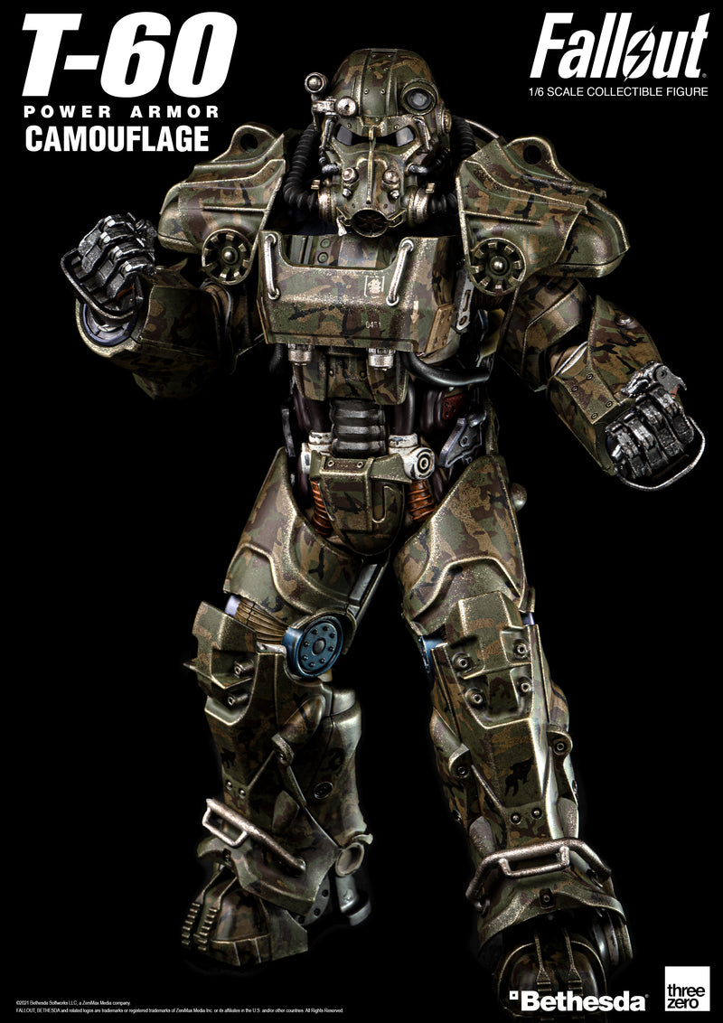 Load image into Gallery viewer, Threezero - Fallout - T-60 Camouflage Power Armor
