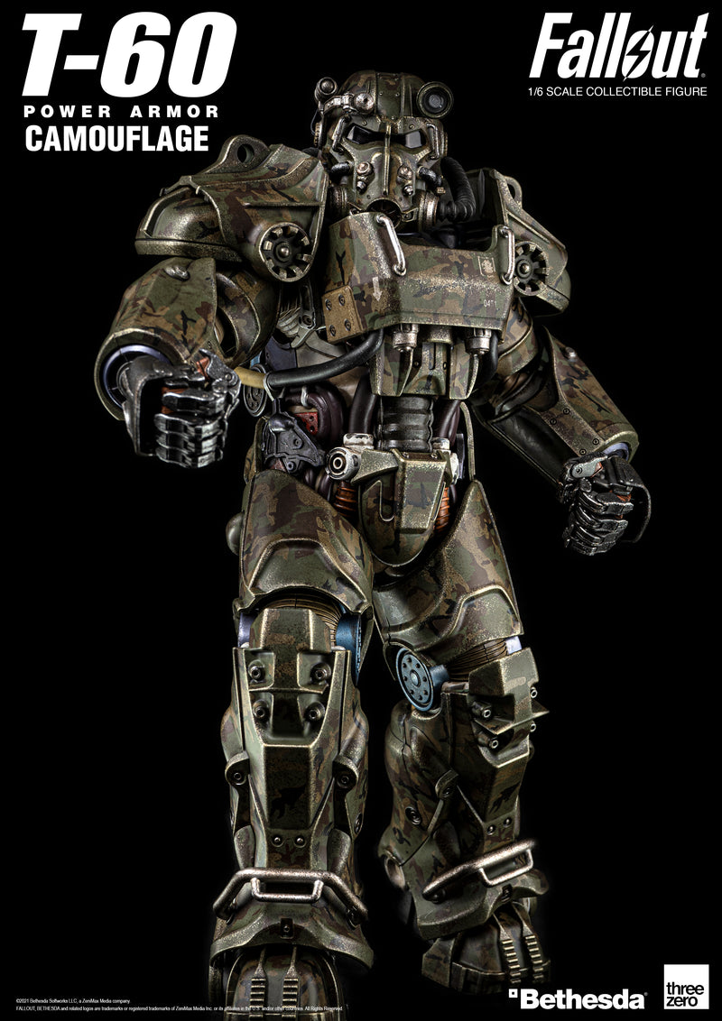 Load image into Gallery viewer, Threezero - Fallout - T-60 Camouflage Power Armor
