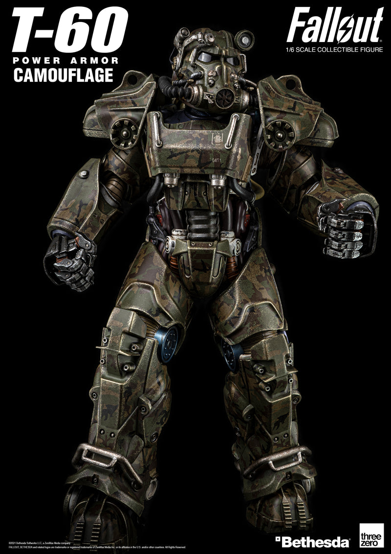 Load image into Gallery viewer, Threezero - Fallout - T-60 Camouflage Power Armor
