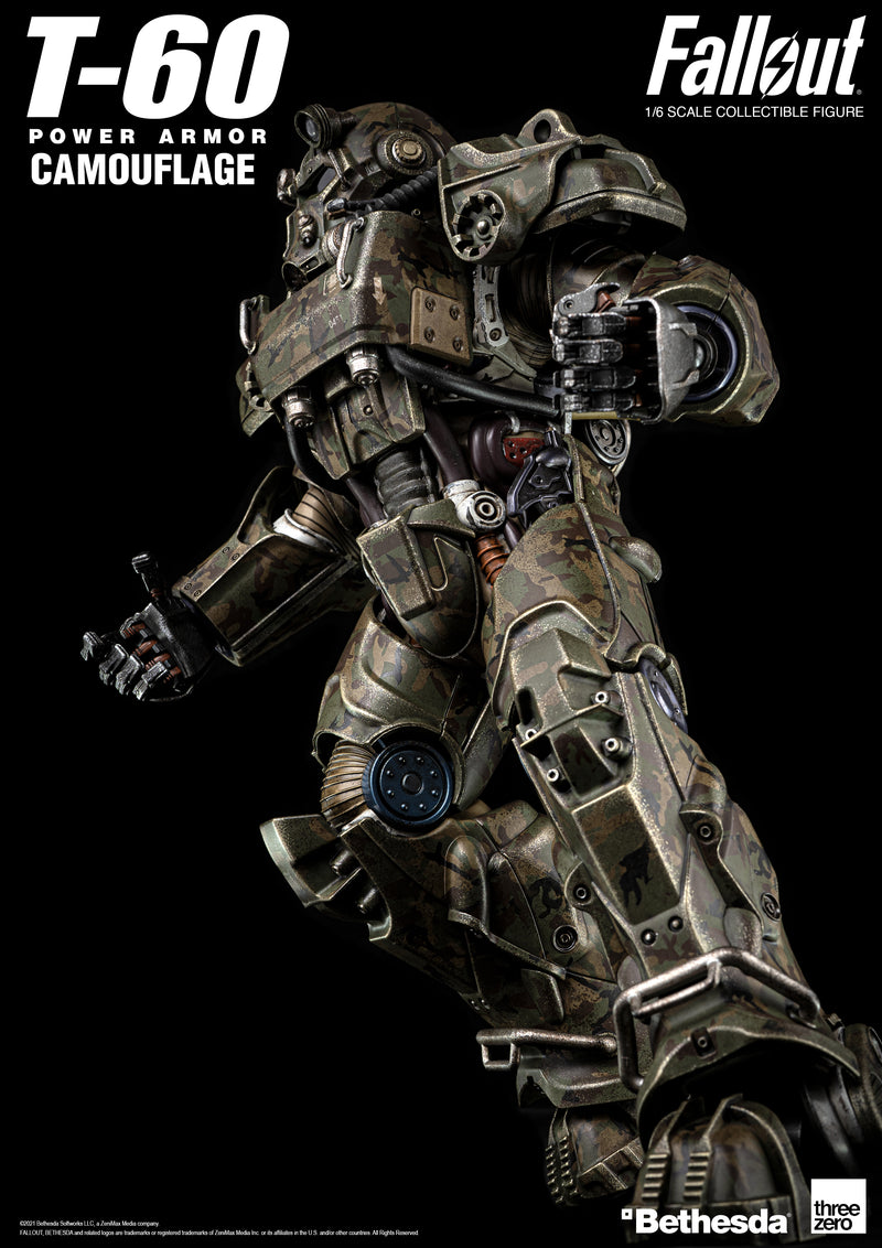 Load image into Gallery viewer, Threezero - Fallout - T-60 Camouflage Power Armor
