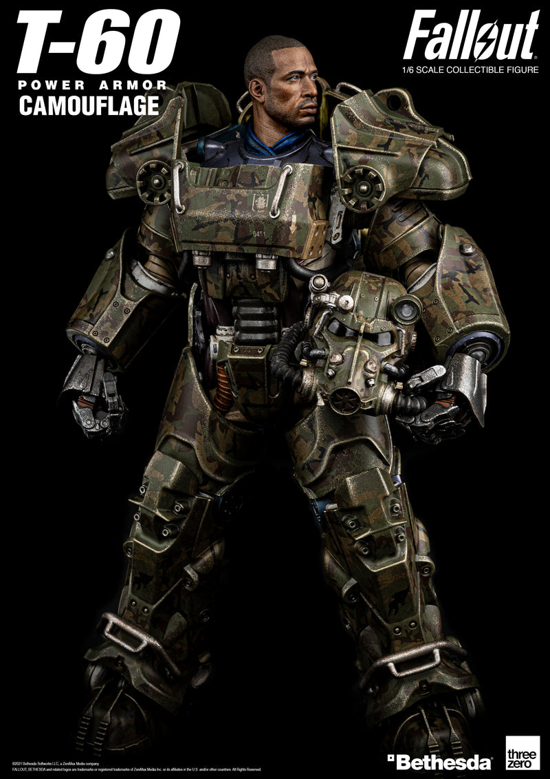 Load image into Gallery viewer, Threezero - Fallout - T-60 Camouflage Power Armor
