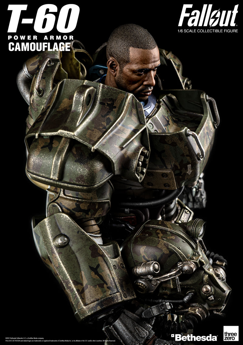 Load image into Gallery viewer, Threezero - Fallout - T-60 Camouflage Power Armor
