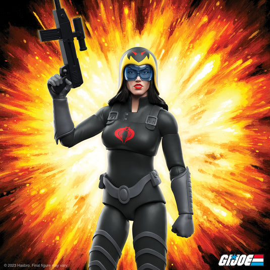 Super 7 - G.I. Joe Ultimates - Baroness (Black Suit)
