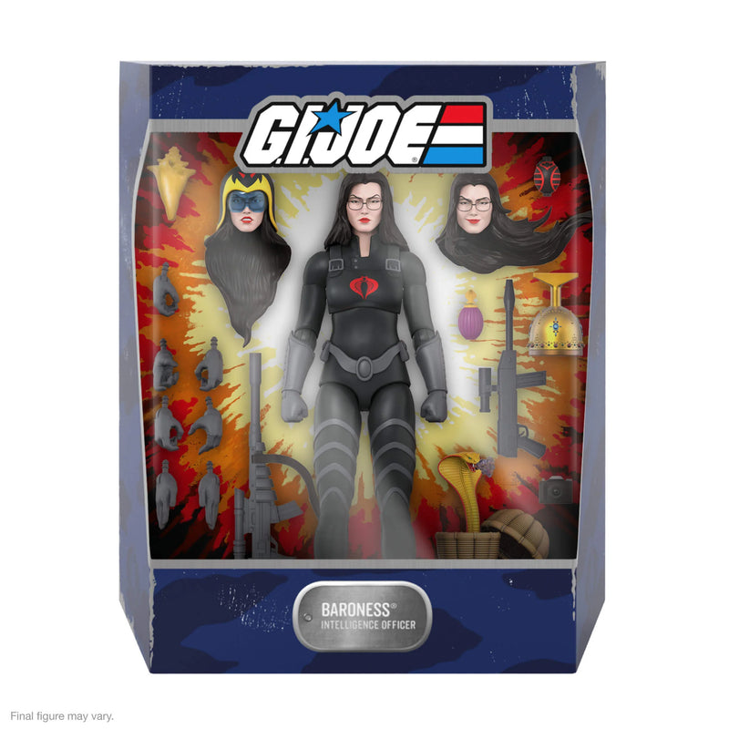 Load image into Gallery viewer, Super 7 - G.I. Joe Ultimates - Baroness (Black Suit)
