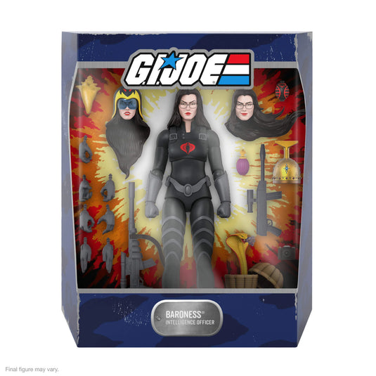 Super 7 - G.I. Joe Ultimates - Baroness (Black Suit)