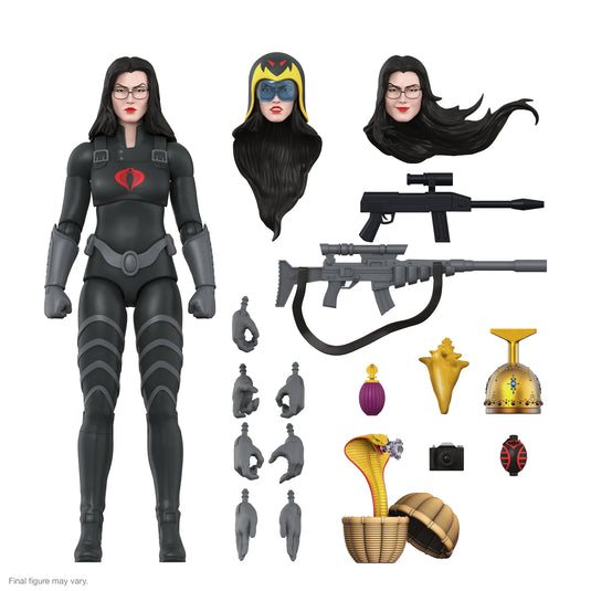 Super 7 - G.I. Joe Ultimates - Baroness (Black Suit)