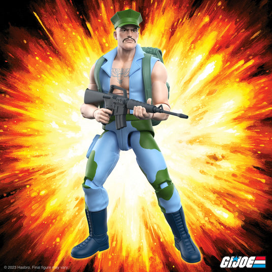 Super 7 G.I. Joe Ultimates Gung Ho Ages Three and Up