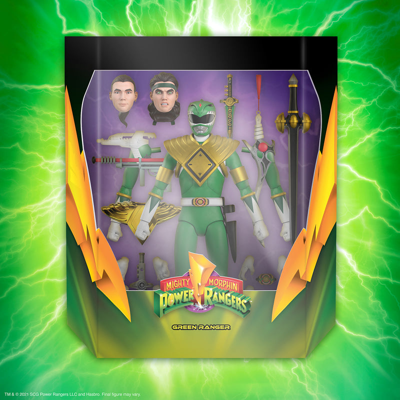 Load image into Gallery viewer, Super 7 - Mighty Morphin Power Rangers Ultimates Wave 1 - Green Ranger
