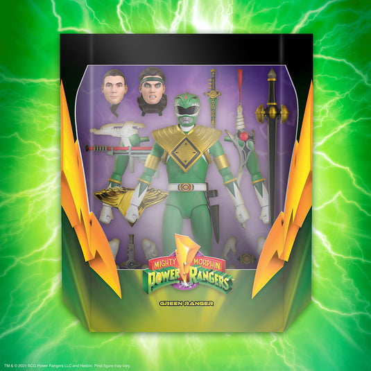 Super 7 - Mighty Morphin Power Rangers Ultimates Wave 1 - Green Ranger