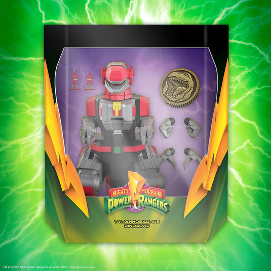 Super 7 - Mighty Morphin Power Rangers Ultimates Wave 1 - Tyrannosaurus Dinozord