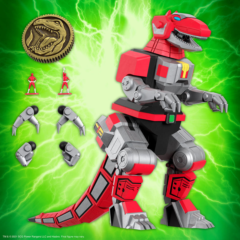 Load image into Gallery viewer, Super 7 - Mighty Morphin Power Rangers Ultimates Wave 1 - Tyrannosaurus Dinozord
