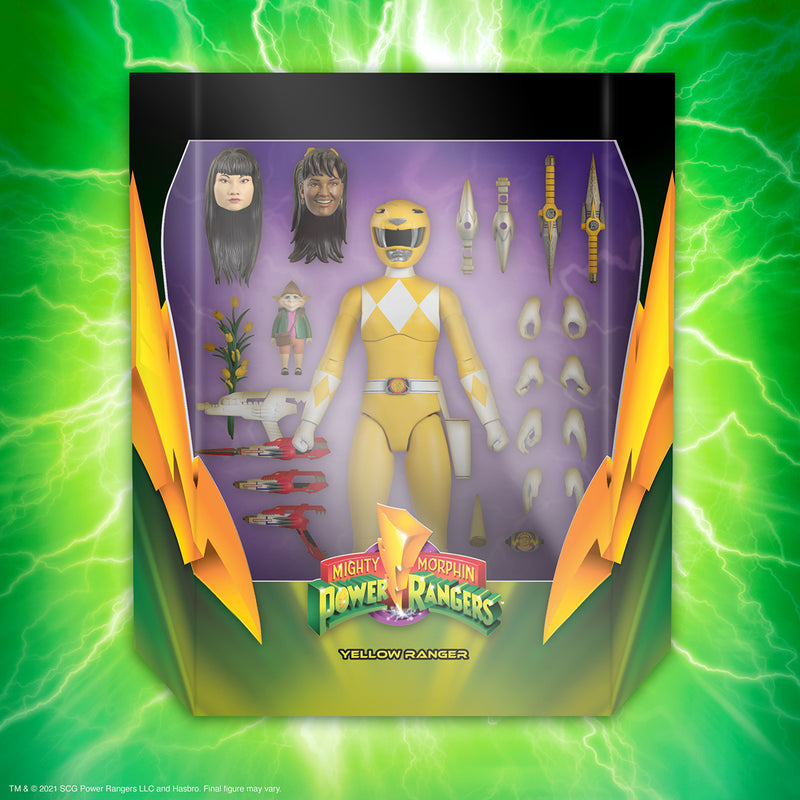 Load image into Gallery viewer, Super 7 - Mighty Morphin Power Rangers Ultimates Wave 1 - Yellow Ranger
