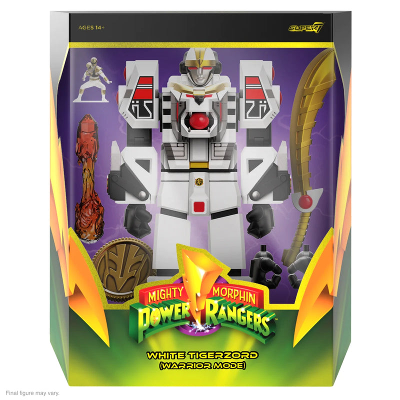Load image into Gallery viewer, Super 7 - Mighty Morphin Power Rangers Ultimates Tigerzord (Warrior Mode)
